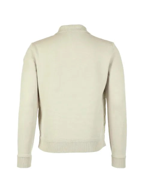 Moncler quilted-panel zip-up jacket