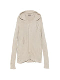 Yohji Yamamoto distressed hooded cardigan