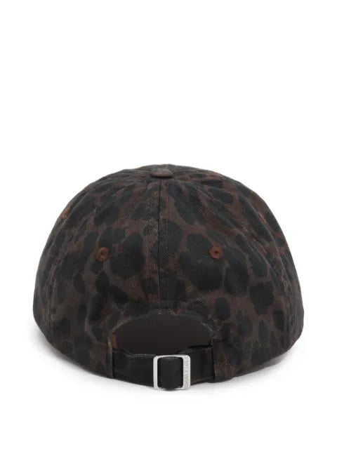 BIMBA Y LOLA baseball cap with leopard print