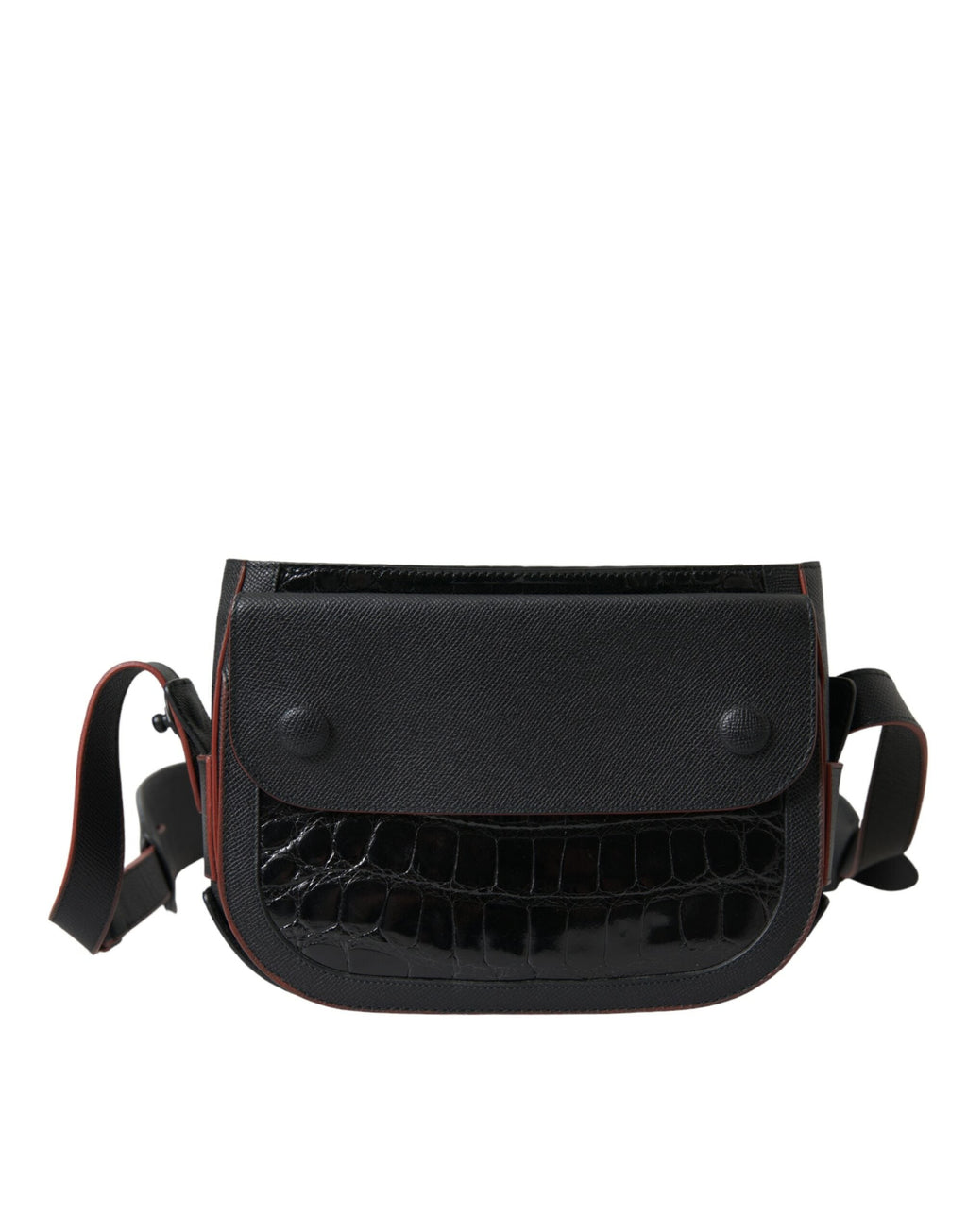 Black Exotic Leather Camera Bag