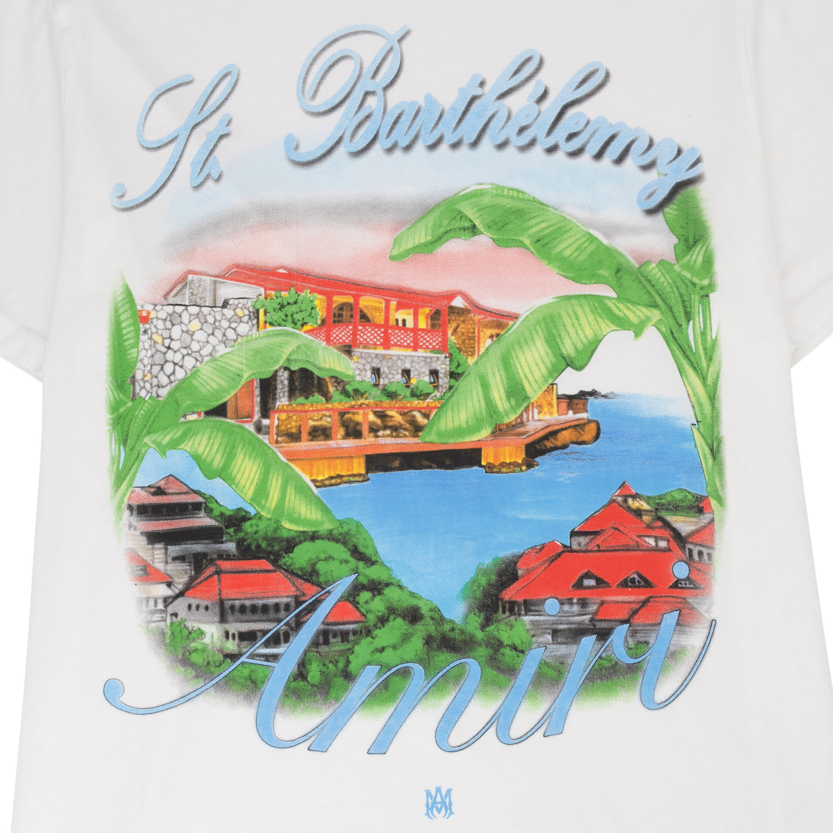 White Eden Rock Airbrush T-Shirt