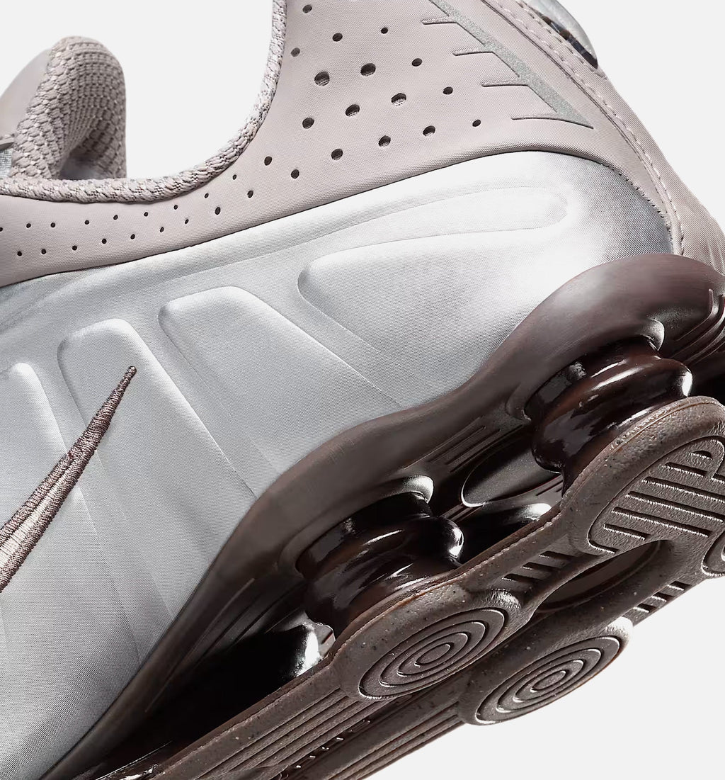 Shox R4 Men's – Cave Stone/College Grey/Baroque Brown
