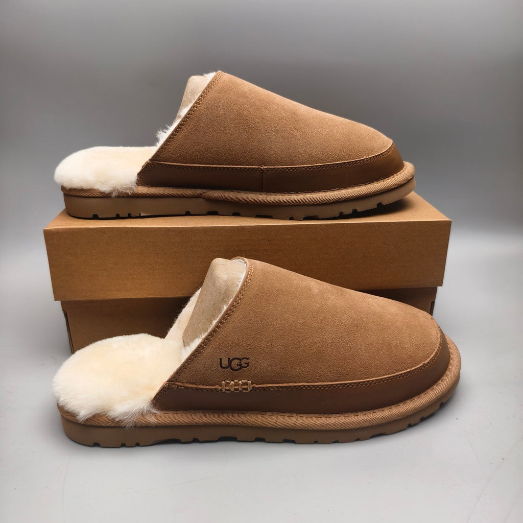 Chestnut Ultra-Lightweight Fluffy Men’s Slippers — New Arrival | In Stock