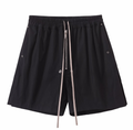 Black Drawstring Shorts