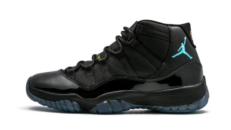 Air Jordan 11 Retro 'Gamma Blue' – Iconic Holiday AJ11 in Black, Gamma Blue & Varsity Maize
