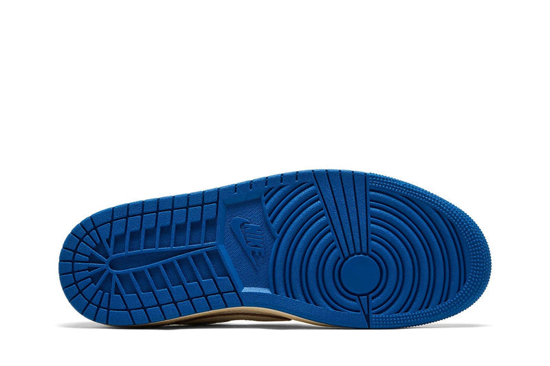 Fragment Design x Travis Scott x Air Jordan 1 Low OG SP "Sail/Military Blue"