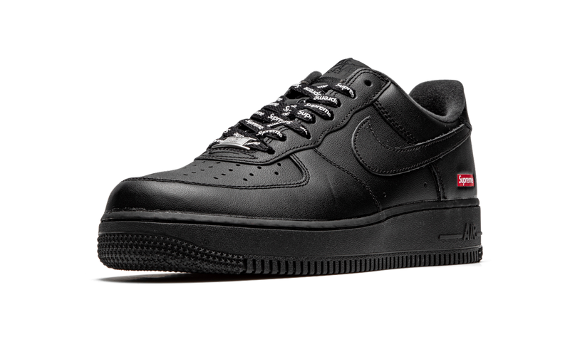 Supreme x Nike Air Force 1 Low 'Mini Box Logo - Black' (CU9225-001) Men's & Women's Sneakers