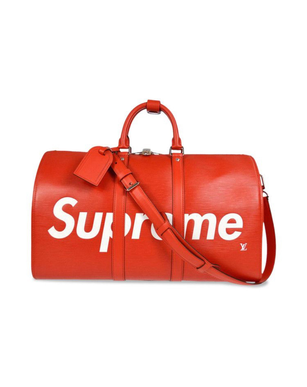 Louis Vuitton x Supreme Keepall Bandouliere Red