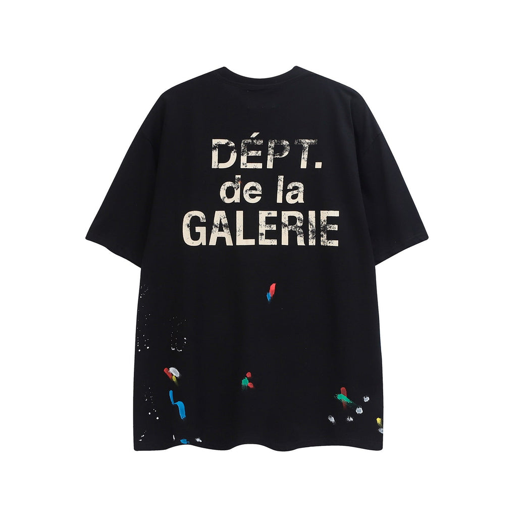 Gallery Dept T Shirts Spring and Summer Short Sleeve Loose Half Sleeve