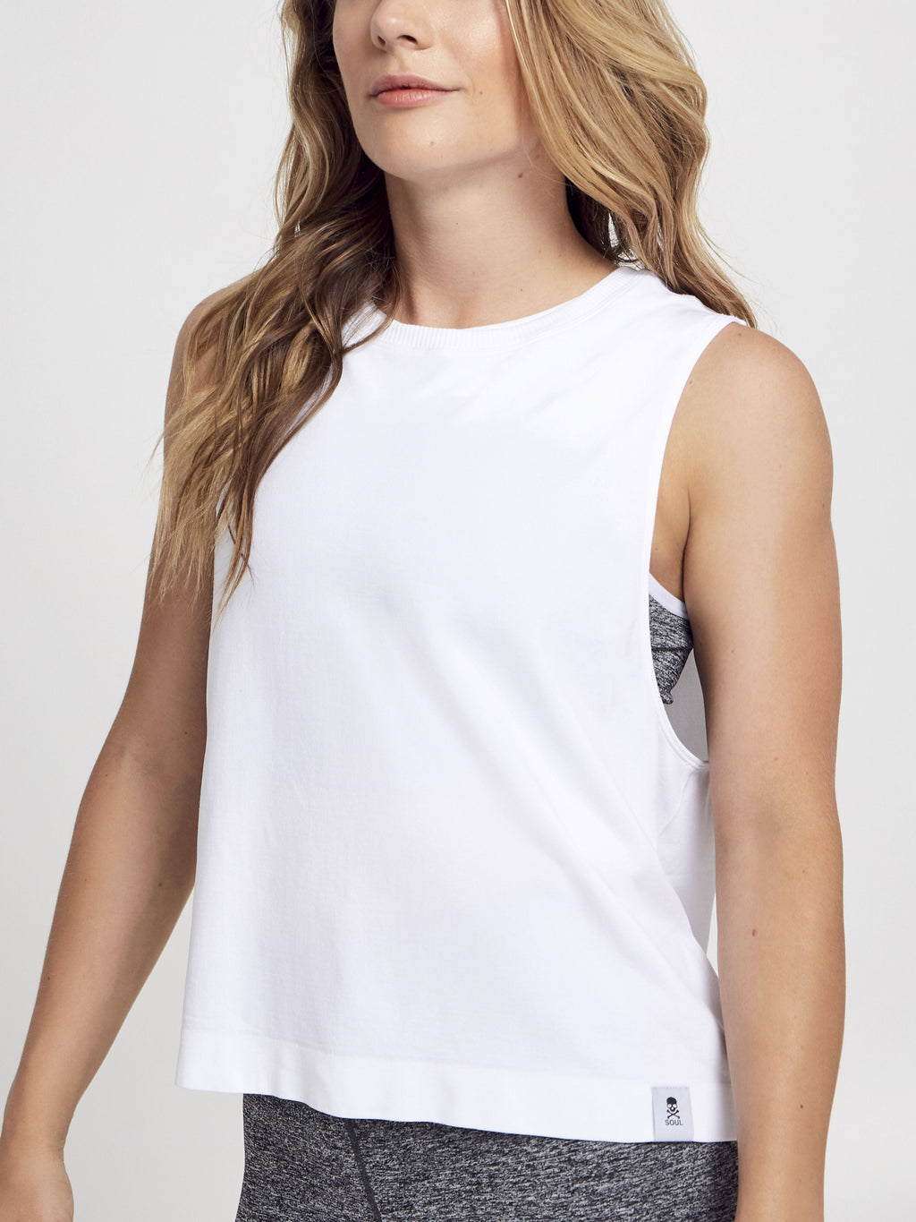 Seamless White Tank Top
