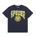 Sp5der Yellow Front Graphic Navy T-Shirt