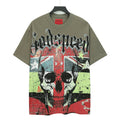Godspeed Skull Puzzle Graphic Short-Sleeve T-Shirt
