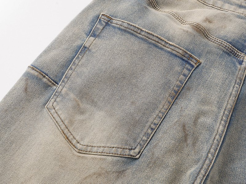 Purple Brand Light Blue Distressed Jeans