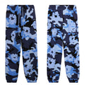 Denim Tears Navy Blue Camo Full Floral Print Cuffed Jogger Pants