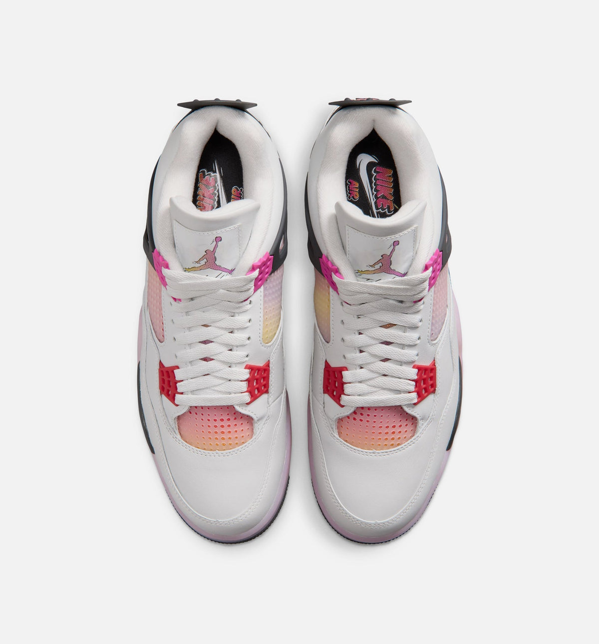 Air Jordan 4 Retro Comic | Men's Lifestyle Shoe | Sail/Fierce Pink/Smoke Grey