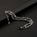 Chrome Hearts double-layer Cross simple bracelet