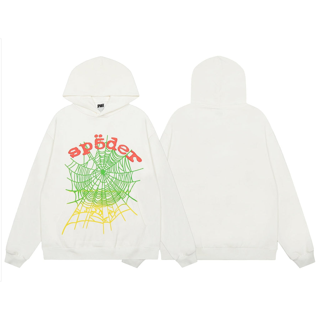 Sp5der Spiderweb Graphic Hoodie & Sweatpants Set