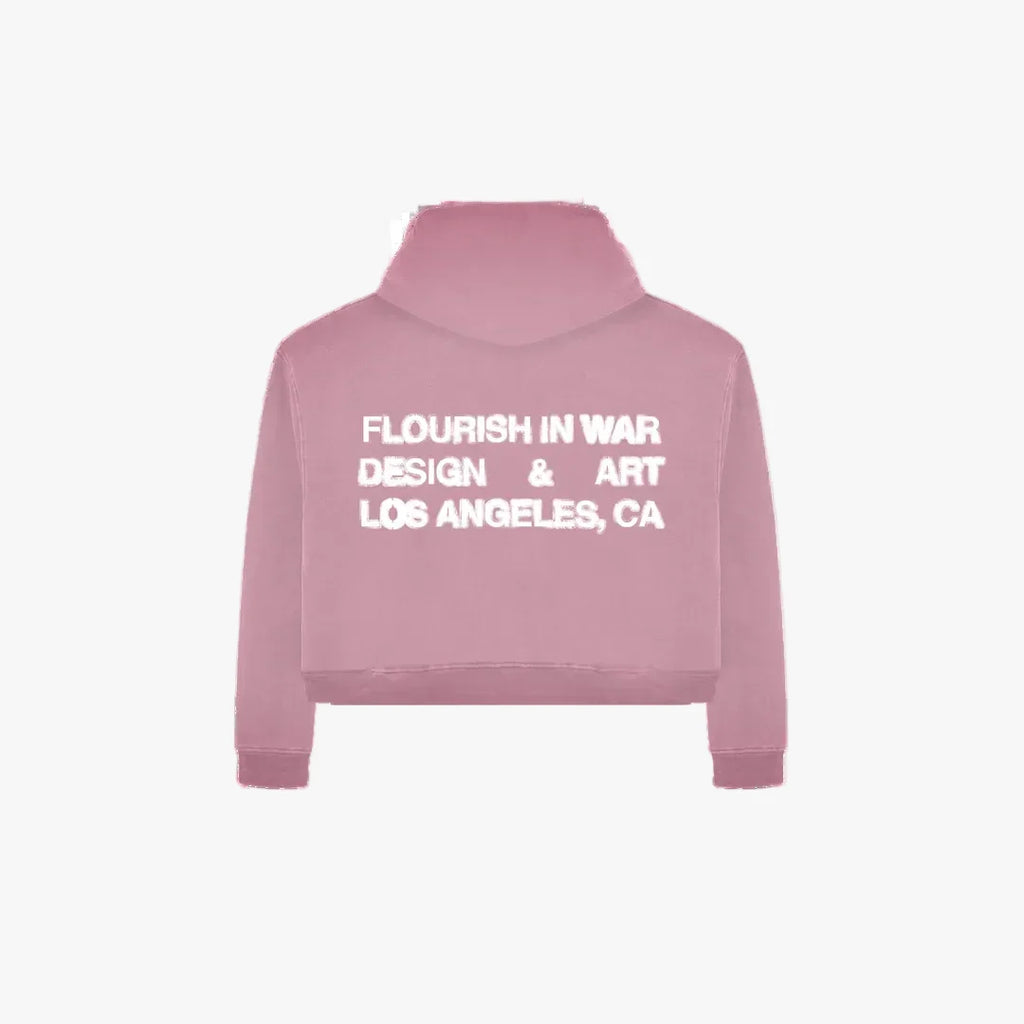 Flowar PINK BULLDOG HOODIE