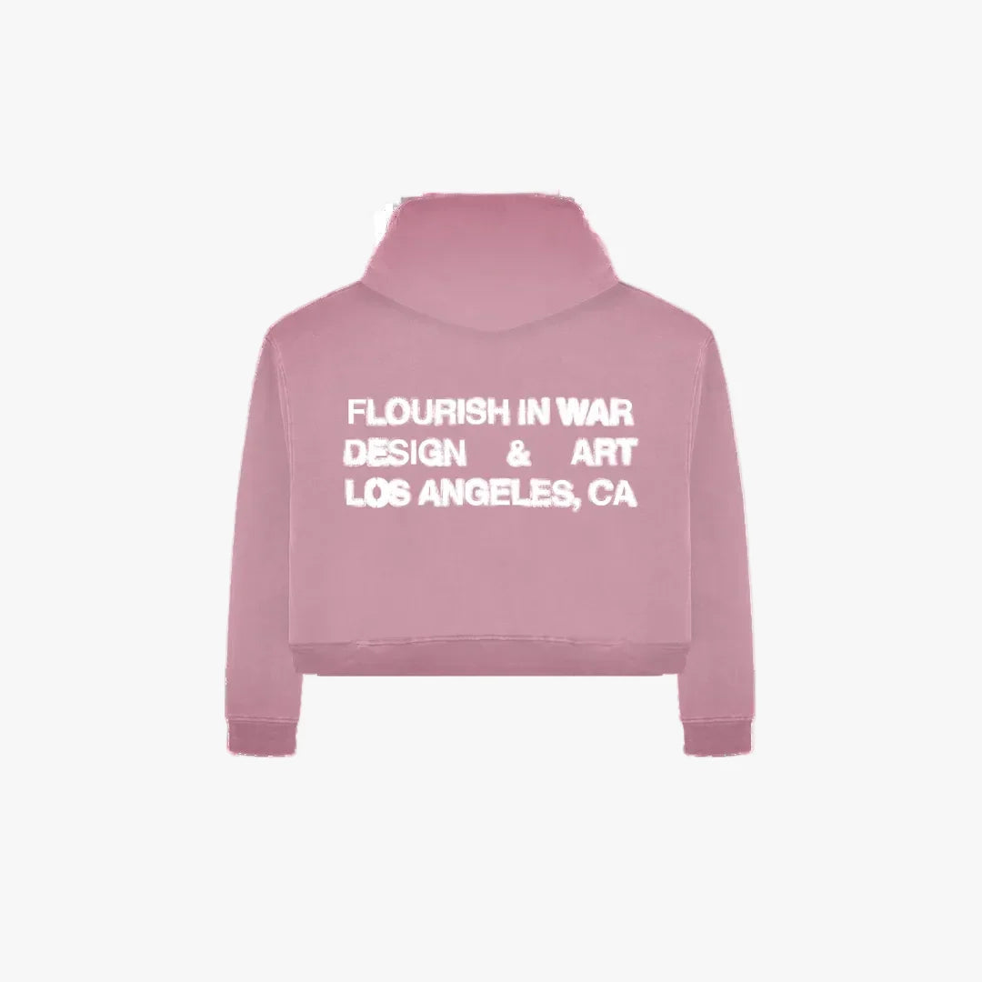 Flowar PINK BULLDOG HOODIE