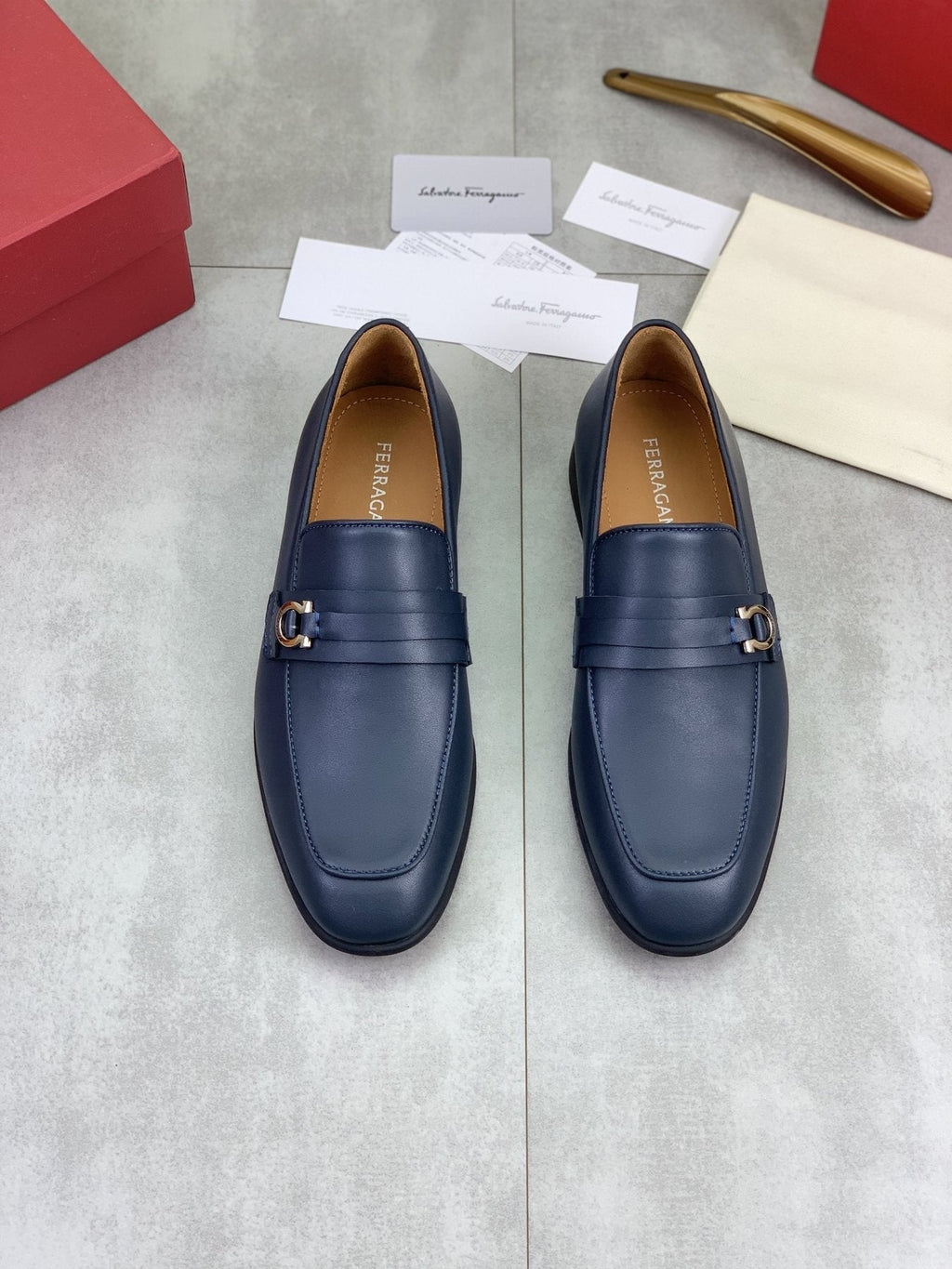 Salvatore Ferragamo Metal-Bit Loafers