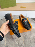 Men's Moc-Toe Slip-On Loafers