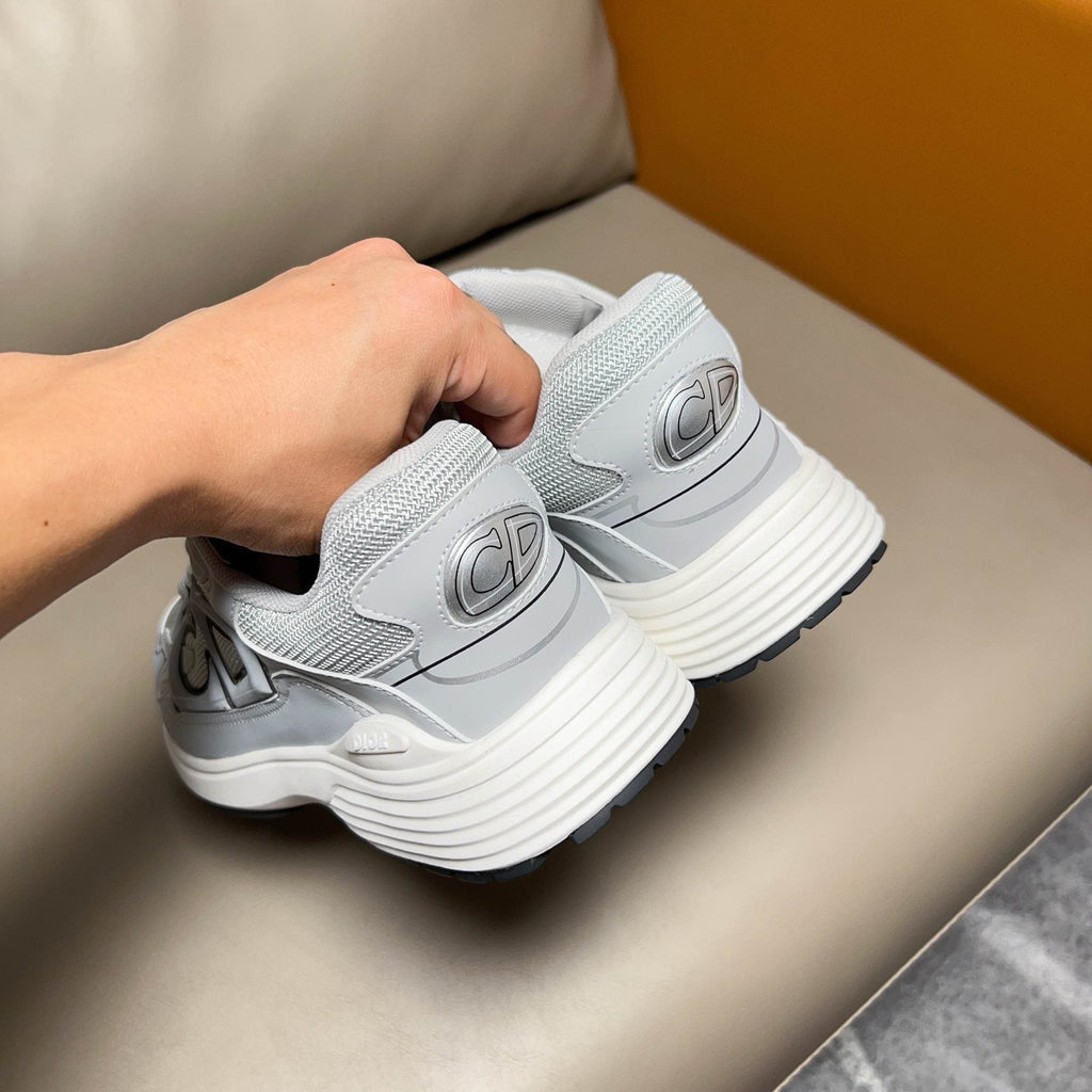 Dior White and Light Gray Sneakers