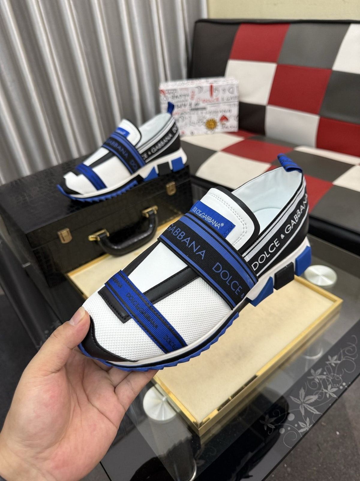 Dolce & Gabbana Strap Sneakers